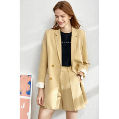 Amii Minimalism, Women's Suit Set, Spring 2020, New Solid Suits and Blazer, Suit Vest, High Waist Suit, Pants, Suit for Women