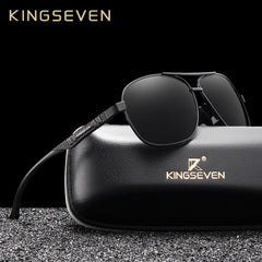 Branded Men Aluminum Sunglasses Polarized UV400 Mirror Male Sun Glasses