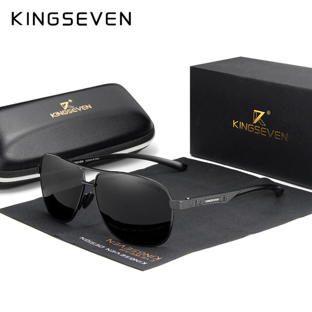 Branded Men Aluminum Sunglasses Polarized UV400 Mirror Male Sun Glasses