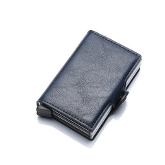 Rfid Blocking Protection Men id Credit Card Holder Leather Wallet