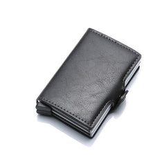 Rfid Blocking Protection Men id Credit Card Holder Leather Wallet