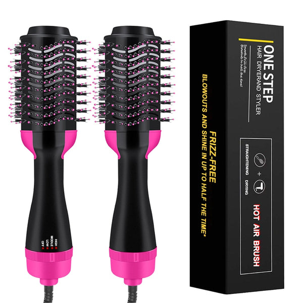 One Step Hair Dryer & Hair Straightener Curler